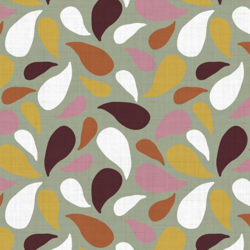Printed Cotton OTCHNI Rust / Vintage Multicolored
